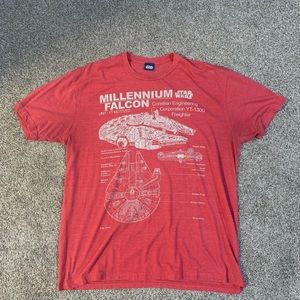 Star Wars - Millennium falcon blue print shirt!
